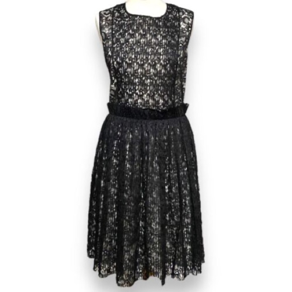 MSGM Black Lace Dress